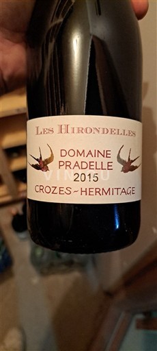 Рона долина Кроз-Ермитаж Domaine Pradelle Les Hirondelles 2015
