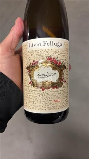 Frioul-Vénétie-Julienne Colli Orientali del Friuli Livio Felluga Sauvignon Potentilla 2020