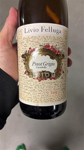 Frioul-Vénétie-Julienne Colli Orientali del Friuli Livio Felluga Pinot Grigio Curubella 2019