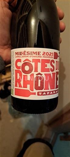 Вина Rouge sec Taparas 2021 Франція Рона Кот-дю-Рон AOC
