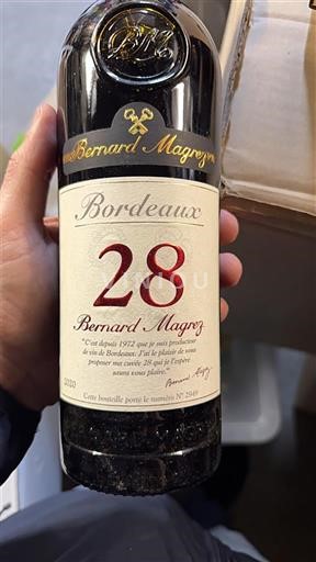 Wines Rouge sec 28 Bernard Magrez 2020 France Bordeaux AOC