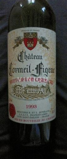 Burdeos Saint-Émilion Gran Cru Château Cormeil-Figeac 1993