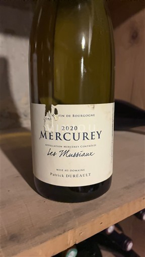 Burgundi Mercurey Patrick Duréault Les Mussiaux 2020