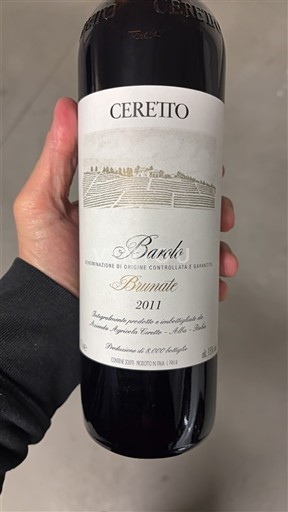 Piemonte Barolo Ceretto Brunate 2011