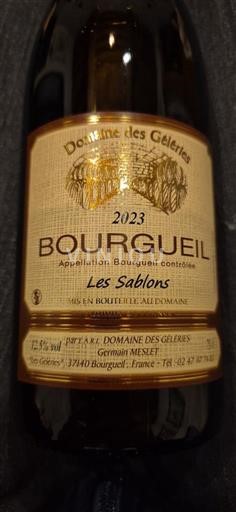 Lugina e Luarës Bourgueil Domaine Géleries Les Sablons 2023