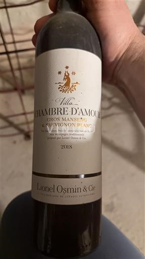 Sørvest Côtes de Gascogne Lionel Osmin & Cie Villa Chambre d'Amour 2018