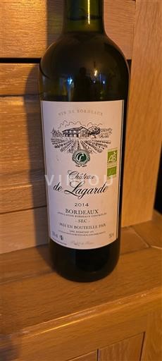 Bordoja Bordo Château Lagarde 2014