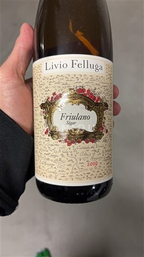 Frioul-Vénétie-Julienne Colli Orientali del Friuli Livio Felluga Friulano Sigar 2019