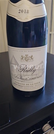 Burgundi Rully Domaine La Tour Les Vaux 2018