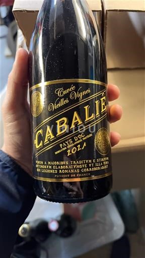 Languedoc ja Roussillon Pays d'Oc Cabalie Vieilles Vignes 2021