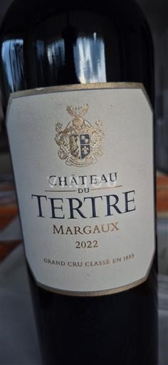 Burdeos Margaux Grand Cru Château Tertre 2022