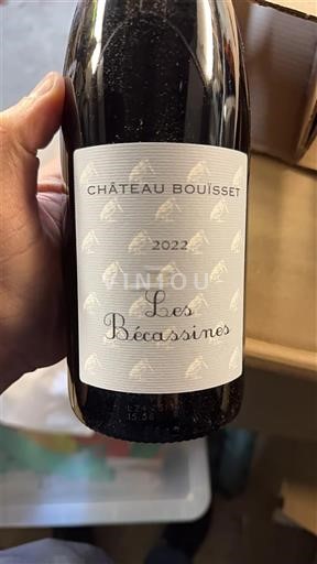 Víno Rouge sec Les Bécassines Château Bouisset 2022 Francie Languedoc Minervois AOC