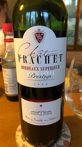 Bordoja Bordeaux Supérieur Château Frachet Prestige 2009