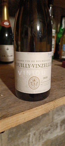 Viner Blanc sec Cave des grands cros blancs 2020 Frankrike Burgund Pouilly-vinzelles AOC