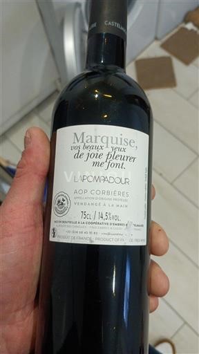 Languedok Corbières Castelmaure Marquise Pompadour 2022