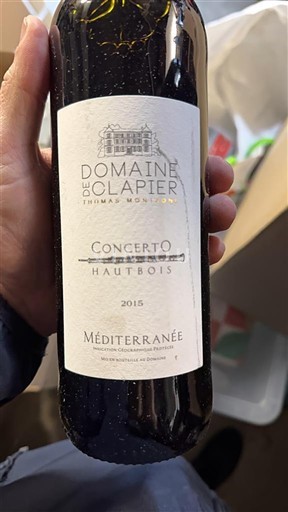 Provence, pjesa e poshtme e luginës së Rhônës, Korsikë Mesdheut Domaine Clapier Concerto Hautbois 2015