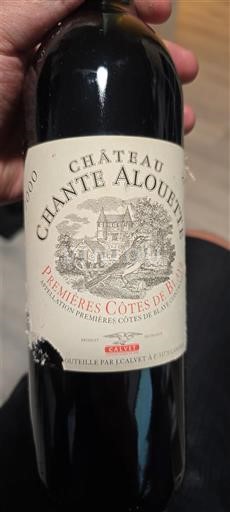 Vinos Rouge sec Château Chante Alouette 2000 Francia Burdeos No especificado AOC