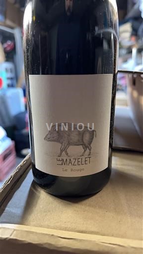 Vina Rouge sec Le Rouge Le Mazelet 2020 Francija Languedoc in Roussillon Cévennes IGP
