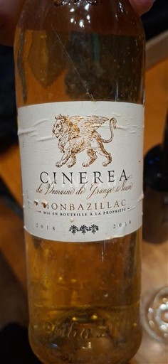 Sørvest Monbazillac Domaine Grange Neuve Cinerea 2016