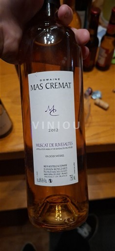 Ruzijon Muskat i Rivesaltes Domaine Mas Cremat 2012