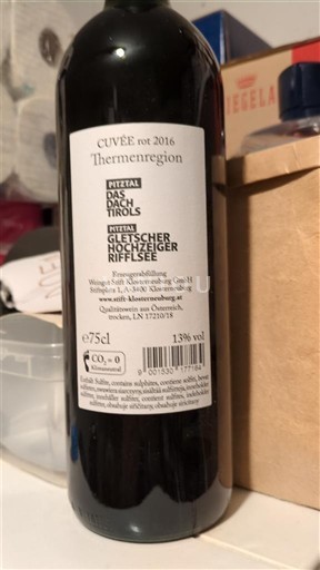 Austria e Poshtme Rajoni i Termave Weingut Stift Klosterneuburg rot 2016