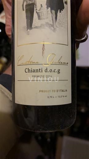Viinit Rouge sec Primizie Cantina Giuliano 2016 Italia Toscana Chianti DOC