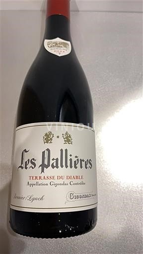 Rhônen laakso Gigondas Les Pallières Terrasse du Diable Ei vuosikertaa