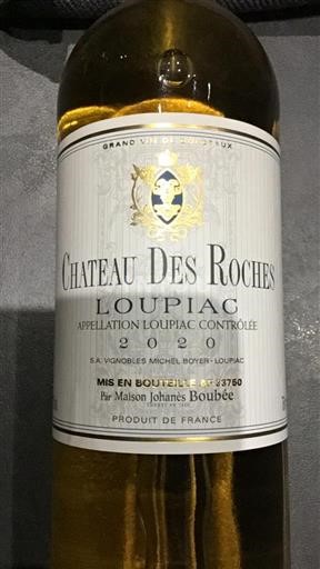 Bordoja Loupiac Château Roches 2020