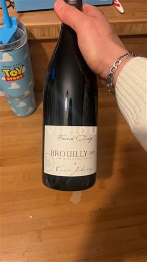 Rượu vang Rouge sec Domaine Franck Chavy 2021 Pháp Beaujolais Brouilly AOC