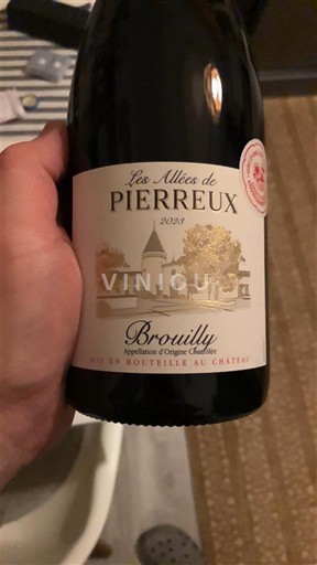 Beaujolais Brouilly Château Pierreux Les Allées de Pierreux 2021