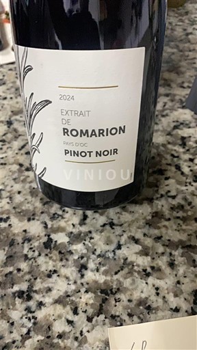 Languedoc ja Roussillon Pays d'Oc Romarion Extrait de Romarion 2024