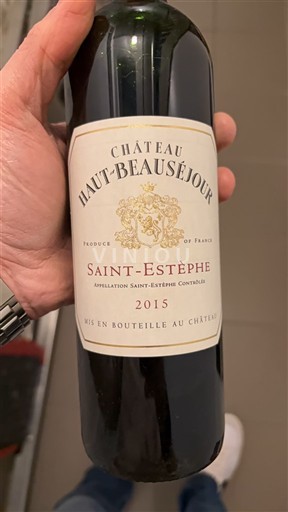 Bordeaux Saint-Estèphe Château Haut-Beauséjour 2015