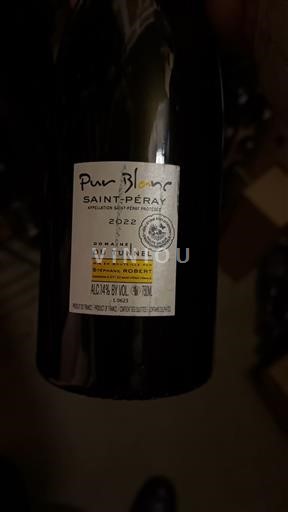 Рона долина Сен-Пере Domaine Tunnel Pur Blanc 2022