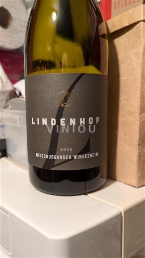 Наhe Нае Lindenhof Weissburgunder Windesheim, Spätlese 2023