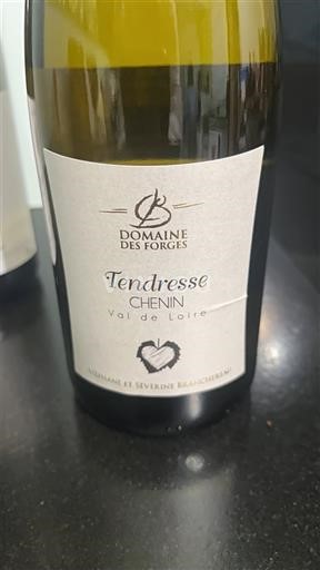Viinit Blanc moelleux Tendresse Domaine Forges 2024 Ranska Loiren laakso IGP