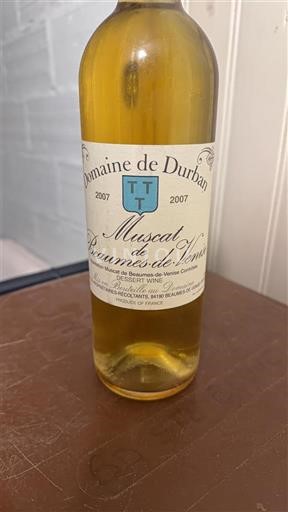 Lugina e Ronës Muscat i Baumes de Venisë Domaine Durban 2007