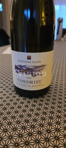 Valle del Ródano Condrieu Stéphane Ogier La Combe de Malleval 2021