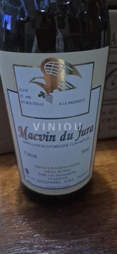 Weine Rouge sec Perrin Grandmougin Non millésimé Frankreich Jura Macvin du Jura AOC