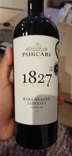 Штефан Воде Штефан Вода Purcari 1827 Rara Neagră Saperavi 2021