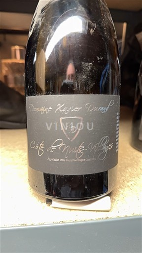 Vini Blanc sec Domaine Xavier Durand 2019 Francia Borgogna Côte de Nuits Villages AOC