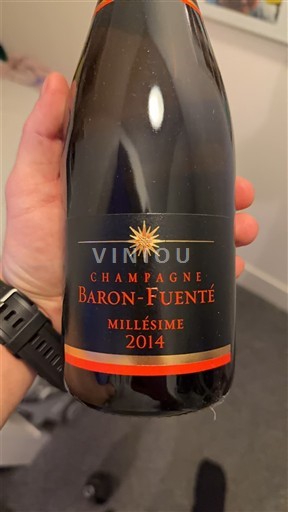 Mousserende vine Blanc brut Millésime Baron-Fuenté 2014 Frankrig Champagne AOC