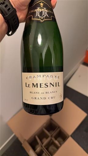 Mousserende vine Blanc brut Blanc de Blancs Grand Cru Le Mesnil Non millésimé Frankrig Champagne AOC Grand Cru
