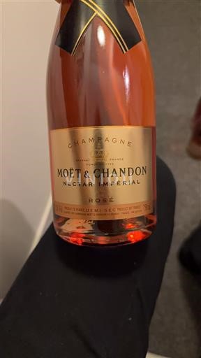 Kuohuviinit Rosé sec Nectar Impérial Rosé Moët & Chandon Non millésimé Ranska Samppanja AOC
