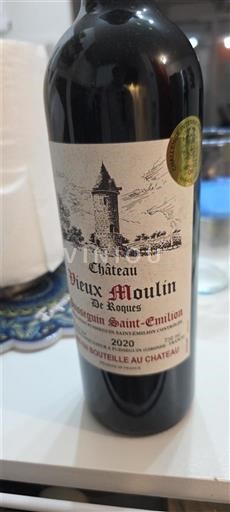 Bordoja Lussac-Saint-Émilion Château Vieux Moulin de Roques 2020