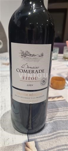 Rượu vang Rouge sec Grande Réserve Domaine Comerade Non millésimé Pháp Languedoc Fitou AOC