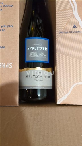 Rheingau Weingut Spreitzer Riesling Kabinett, Buntschiefer 2024