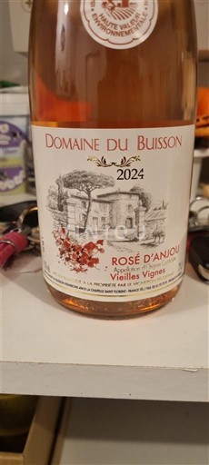 Viner Rosé demi-sec Vieilles Vignes Domaine Buisson 2024 Frankrike Loiredalen Rosé-d'Anjou AOC
