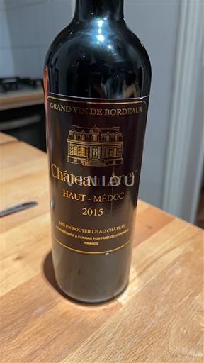 Verërat Rouge sec Château Aney 2015 Francë Bordoja Haut-Médoc AOC
