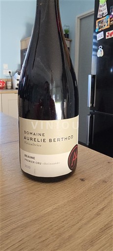 Borgoña Beaune Premier Cru Domaine Aurelie Berthod Boislandais 2020