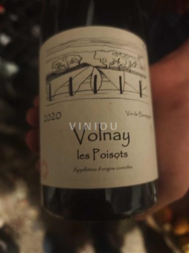 Vinos Rouge sec Les Poisots 2020 Francia Borgoña Volnay AOC